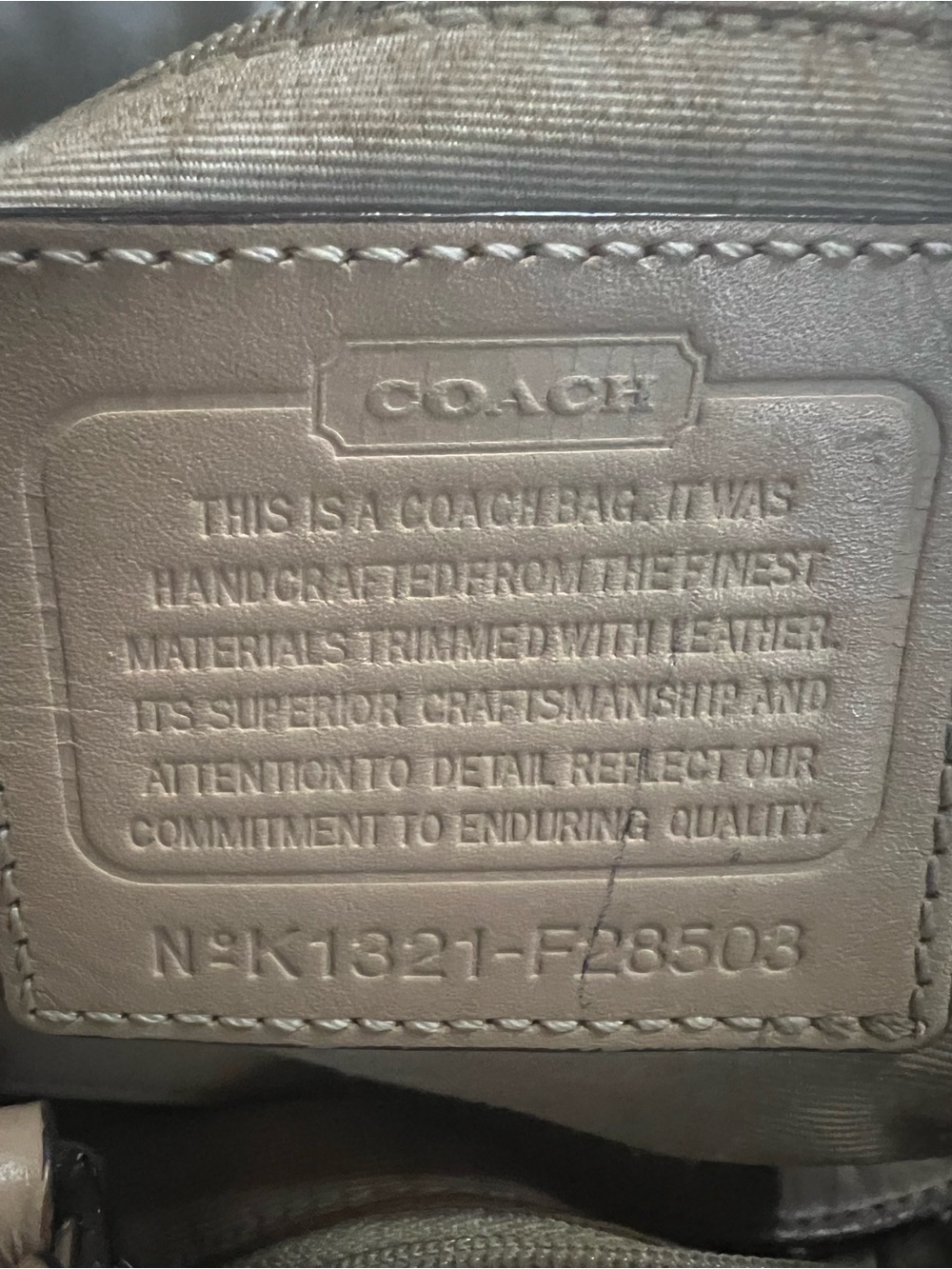 Coach pink and brown purse
